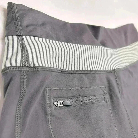 Lululemon Reversable Cropped Leggings Gym Comfortable Exercise Hike Yoga Run Sun - Picture 6 of 12